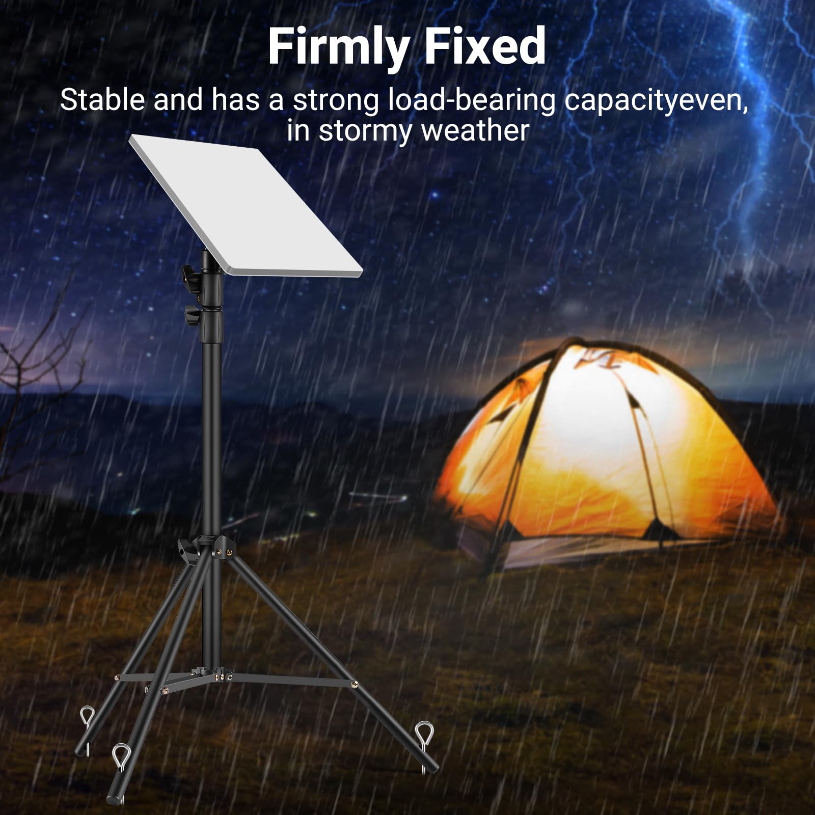 Starlink Mini Tripod - Starlink Mini Adapter Kit with 360° Adjustment Gimbal, Suitable for Courtyard, Field Work, Camping and RV Travel